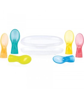 قاشق سری سرلاک خوری نوبی Nuby Food Pouch Spoon Tips