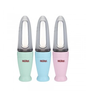 سرلاک خوری تمام سیلیکون نوبی Nuby Silicone Squeeze Feeder