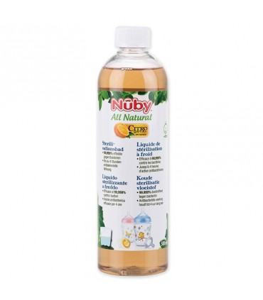 مایع استریل شیشه شیر و پستانک نوبی Nuby Cold Sterilising Liquid
