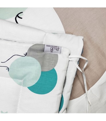 سرویس خواب 8 تکه فیل و بادکنک آبی تاپ دوزانی Topdozani