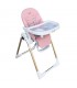 صندلی غذای کودک بنیتو رنگ صورتی Bonito caro