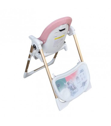 صندلی غذای کودک بنیتو رنگ صورتی Bonito caro