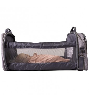 کیف لوازم و سبد خواب مسافرتی طوسی بیزی گروئین Bizzi Growin Pod