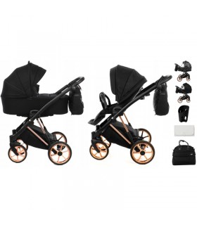 ست 5 تکه کالسکه مشکی رزگلد تاکو مدل Tako Jumper V