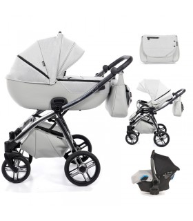 ست 5 تکه کالسکه سفید تاکو مدل Tako Laret Classic