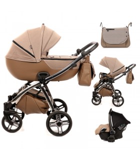 ست 5 تکه کالسکه کرم قهوه ای تاکو مدل Tako Laret Classic