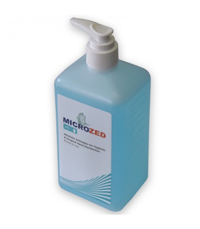 محلول ضد عفونی کننده الکلی دست 500 میل میکروزد Microzed HD