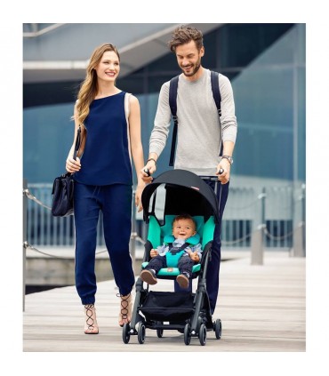 کالسکه مسافرتی آبی فیروزه ای جی بی مدل GB Pockit+ All-Terrain