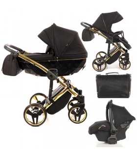 ست 5 تکه کالسکه مشکی جوناما مدل Junama Diamond S Line