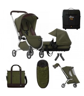 ست کالسکه کریکات کامل سبز زیتونی زیگی میما Mima zigi Olive Green Full