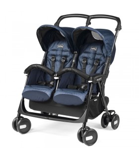 کالسکه دوقلو پگ پرگو مدل Peg-Perego Aria Shopper Indigo
