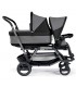 کالسکه دوقلو کودک پگ پرگو مدل Peg-Perego Duette Piroet Luxe Beige