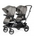 کالسکه دوقلو کودک پگ پرگو مدل Peg-Perego Duette Piroet Luxe Beige
