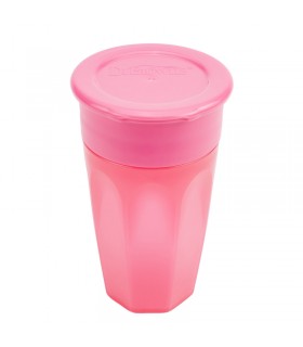 لیوان 360 درجه صورتی دکتر براون Dr Brown's Spoutless Transition Cup