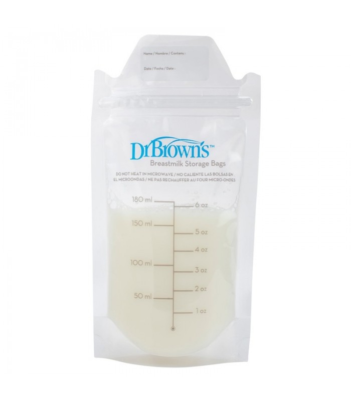 کیسه ذخیره شیر مادر 25 عددی دکتر براون Dr Brown's Breast Milk Storage Bags