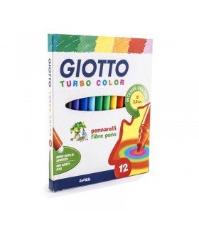 ماژیک 12 رنگ جیوتو مدل Giotto Turbo Colour