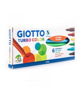 ماژیک 6 رنگ جیوتو مدل Giotto Turbo Colour
