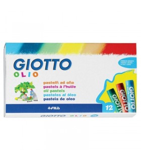 پاستل روغنی 12 رنگ جیوتو مدل Giotto Olio