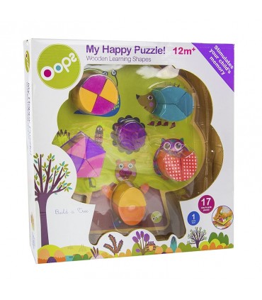 پازل چوبی 17 تکه اوپس Oops Build a Tree Puzzle