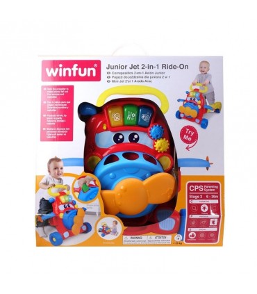 هواپیمای 2 کاره وین فان Winfun 2-in-1 Ride-On