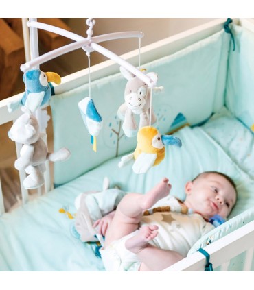 آویز تخت موزیکال گرگ ناتو Nattou mobile