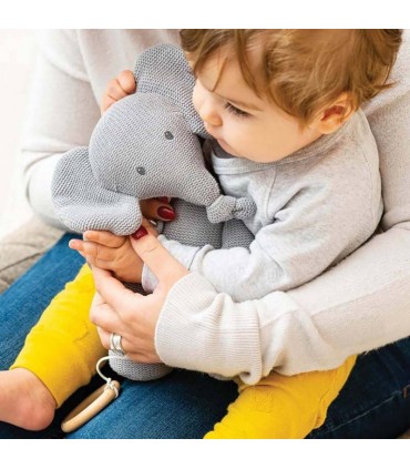 عروسک موزیکال فیل ناتو Nattou Musical Cuddies