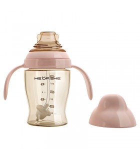 لیوان آبمیوه خوری 180 میل صورتی هی اور شی HeorShe