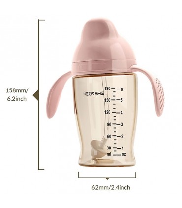 لیوان آبمیوه خوری 180 میل صورتی هی اور شی HeorShe
