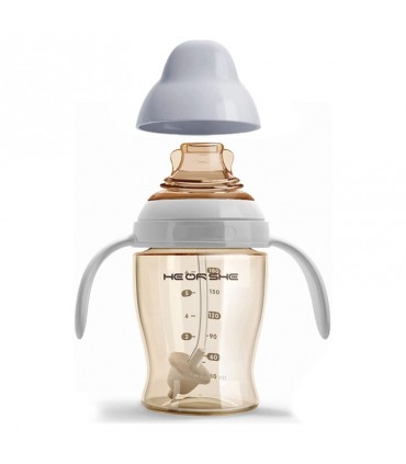 لیوان آبمیوه خوری 180 میل طوسی هی اور شی HeorShe