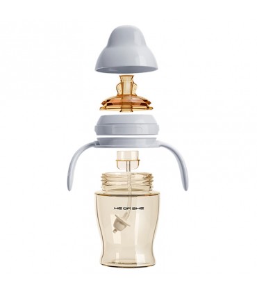 لیوان آبمیوه خوری 280 میل طوسی هی اور شی HeorShe