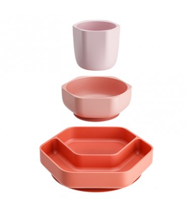 ست غذا خوری تمام سیلیکونی هی اور شی HeorShe Feeding Set