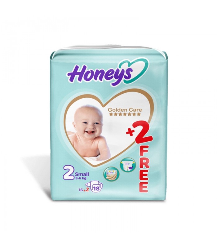 پوشک نوزاد سایز 2 هانیز (16 عدد) Honeys
