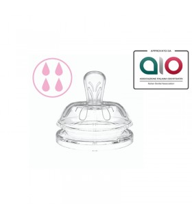 ست 2 عددی سرشیشه +6 نوویتا Nuvita Silicone Teats