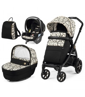 ست 4 تکه کالسکه پگ پرگو مدل Peg-Perego Book Graphic Gold