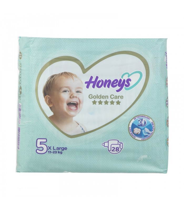 پوشک نوزاد سایز 5 هانیز (32 عدد) Honeys
