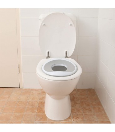 تبدیل توالت فرنگی طوسی دریم بیبی Dreambaby Toilet Trainer Seat