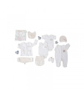 ست نوزادی 11 تکه بی بی ال طرح قلب BBL Heart