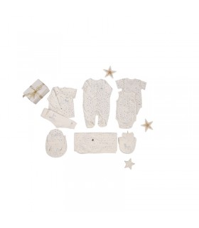 ست نوزادی 10 تکه طرح زبرا BBL