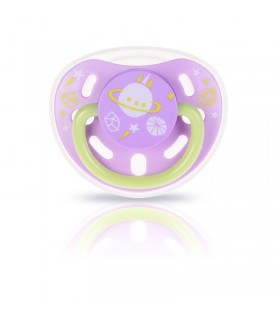 پستانک ارتودنسی کیدزمی با رکاب شب تاب سایز S