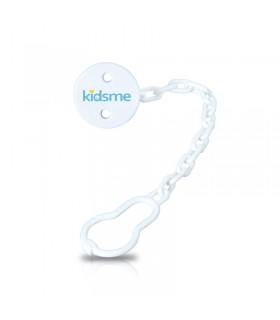 بند پستانک سفید پلاستیکی کیدزمی