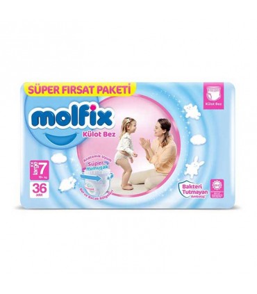 پوشک مولفیکس شورتی سایز 7 (36عددی) Molfix