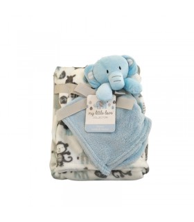 پتو نوزاد عروسکی با دستمال آروغ گیر