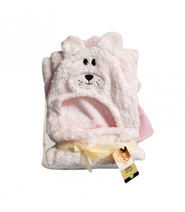 پتو نوزادی دورپیچ کارترز طرح موش صورتی