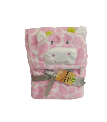 پتو نوزادی دورپیچ کارترز طرح زرافه صورتی