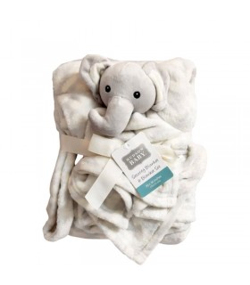 پتو نوزاد عروسکی با دستمال آروغ گیر