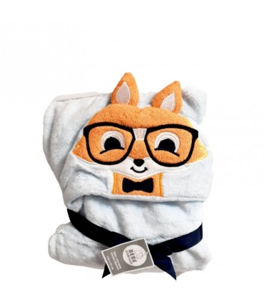 پتو دورپیچ ببه کامفورت مدل روباه عینکی