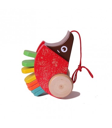 اسباب بازی چوبی جوجه تیغی بند دار پیکاردو