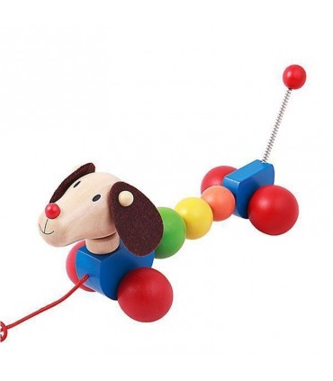 اسباب بازی چوبی بند دار سگ پیکاردو