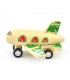 اسباب بازی چوبی هواپیمای مسافربری عقب کش پیکاردو