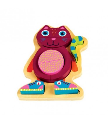 جورچین چوبی طرح گربه اوپس